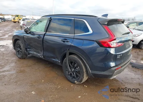 2025 Honda Cr-V Hybrid Sport-L из США, поврежденный, VIN 7FARS6H86SE009454